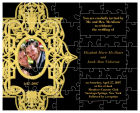 Renaissance Large Invite Wedding Puzzle